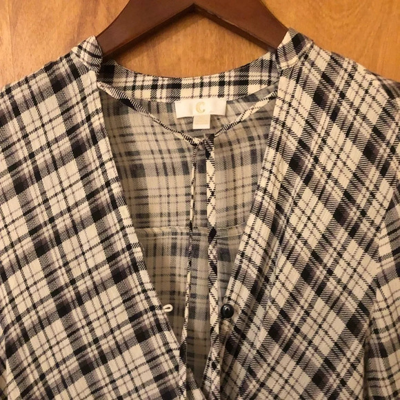 Plaid blouse - Picture 4 of 6